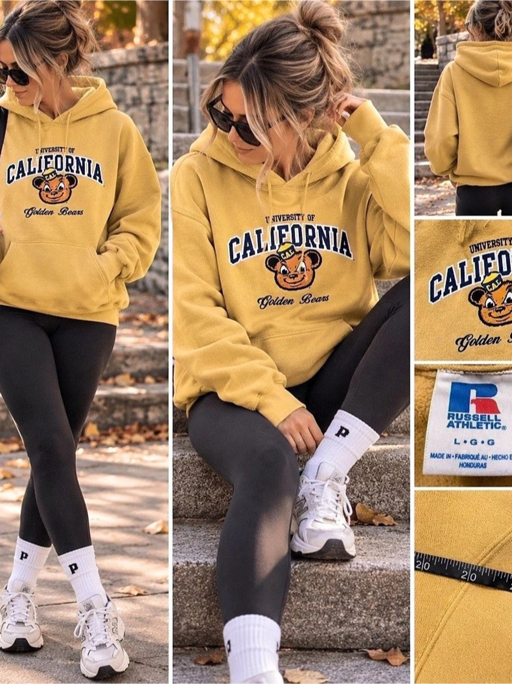 Russell Athletic University of California Golden Bears Hoodie Large